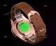 Rolex Yachtmaster Rose Gold Replica Watch - Black Leather Strap (4)_th.jpg